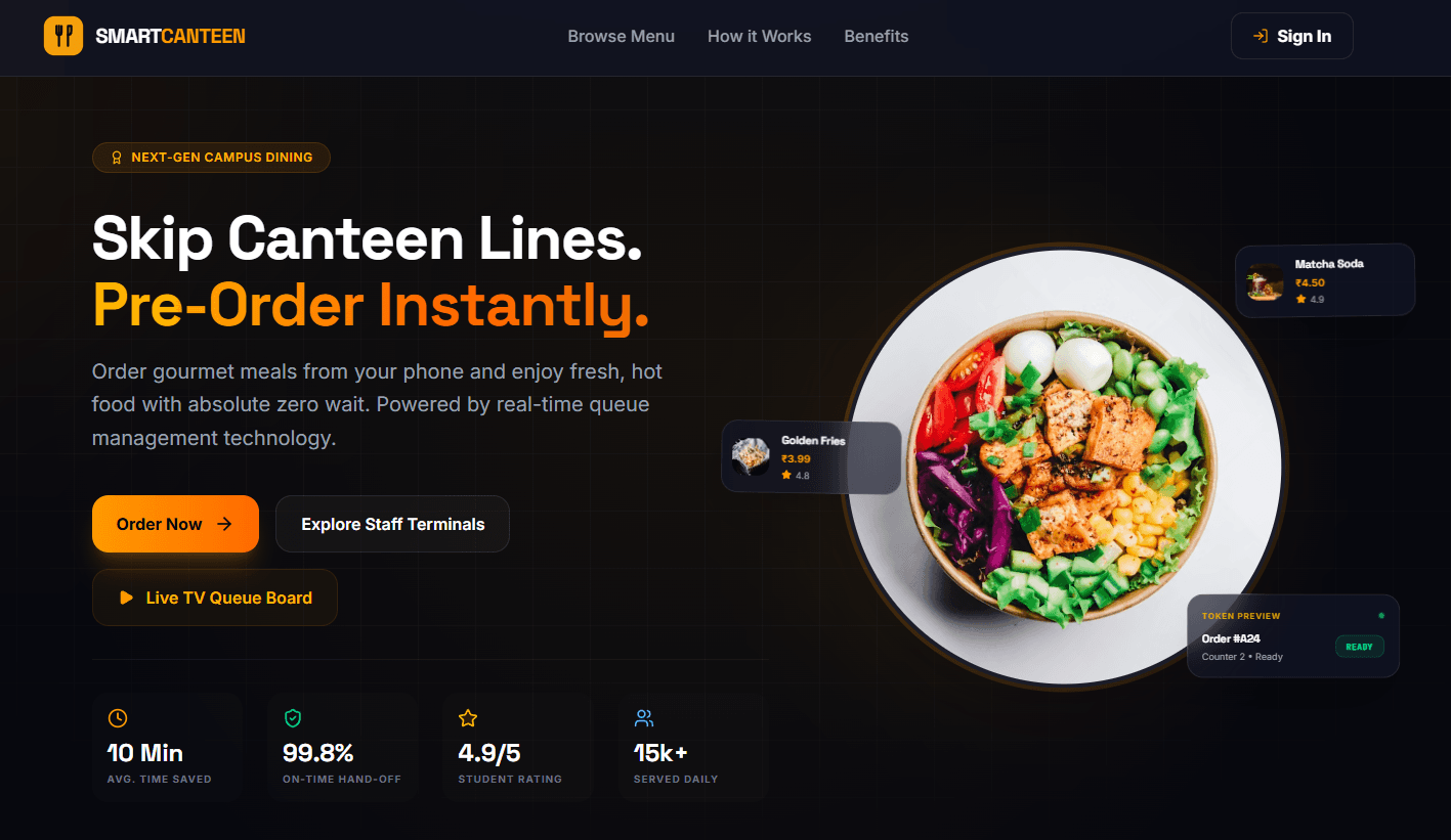 Smart Canteen Management screenshot
